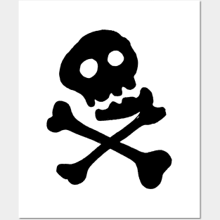 Jolly Roger Skull and Crossbones Tattoo from Anjos arm during the OP opening sequence Posters and Art